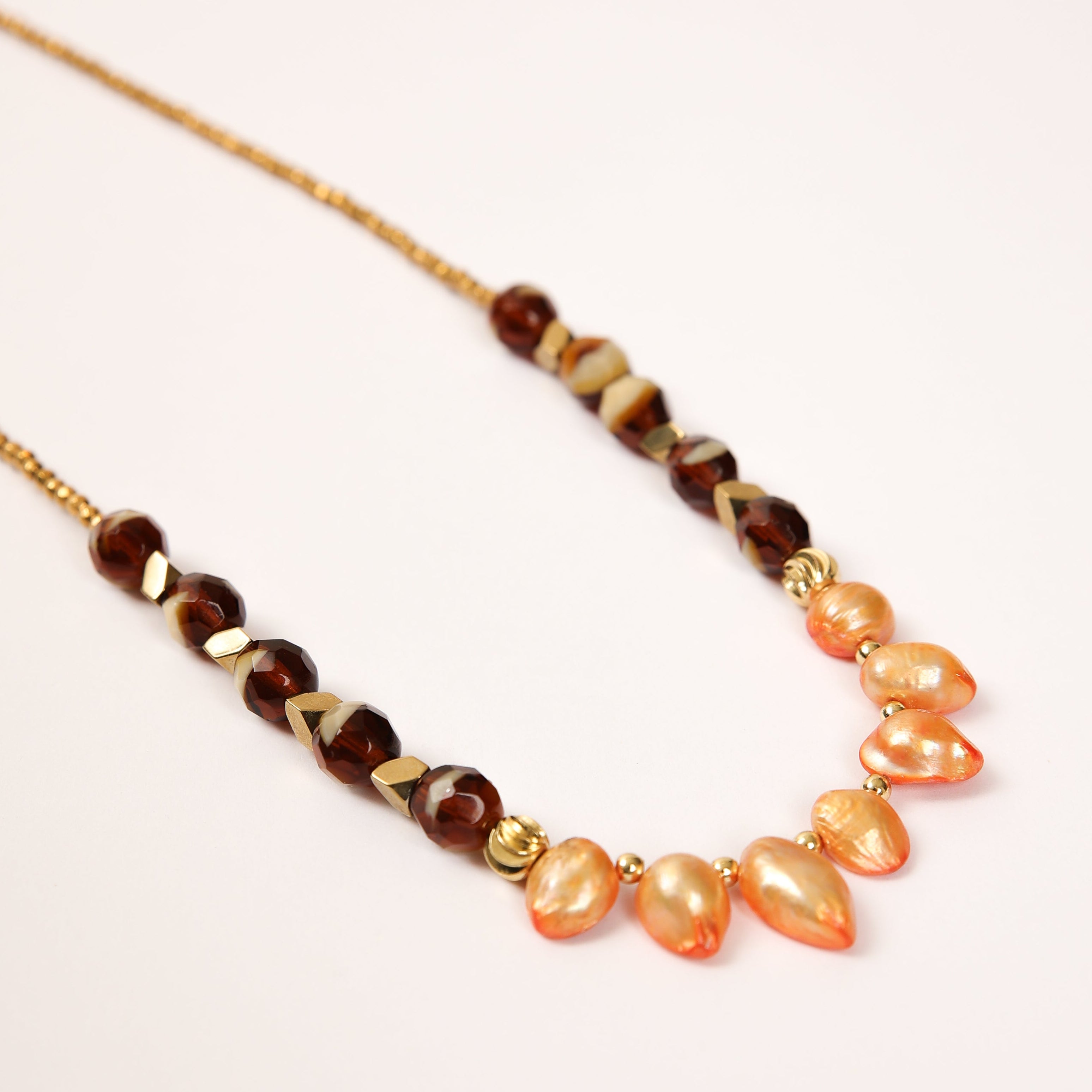 Collar de perlas - Conjunto de tres capas