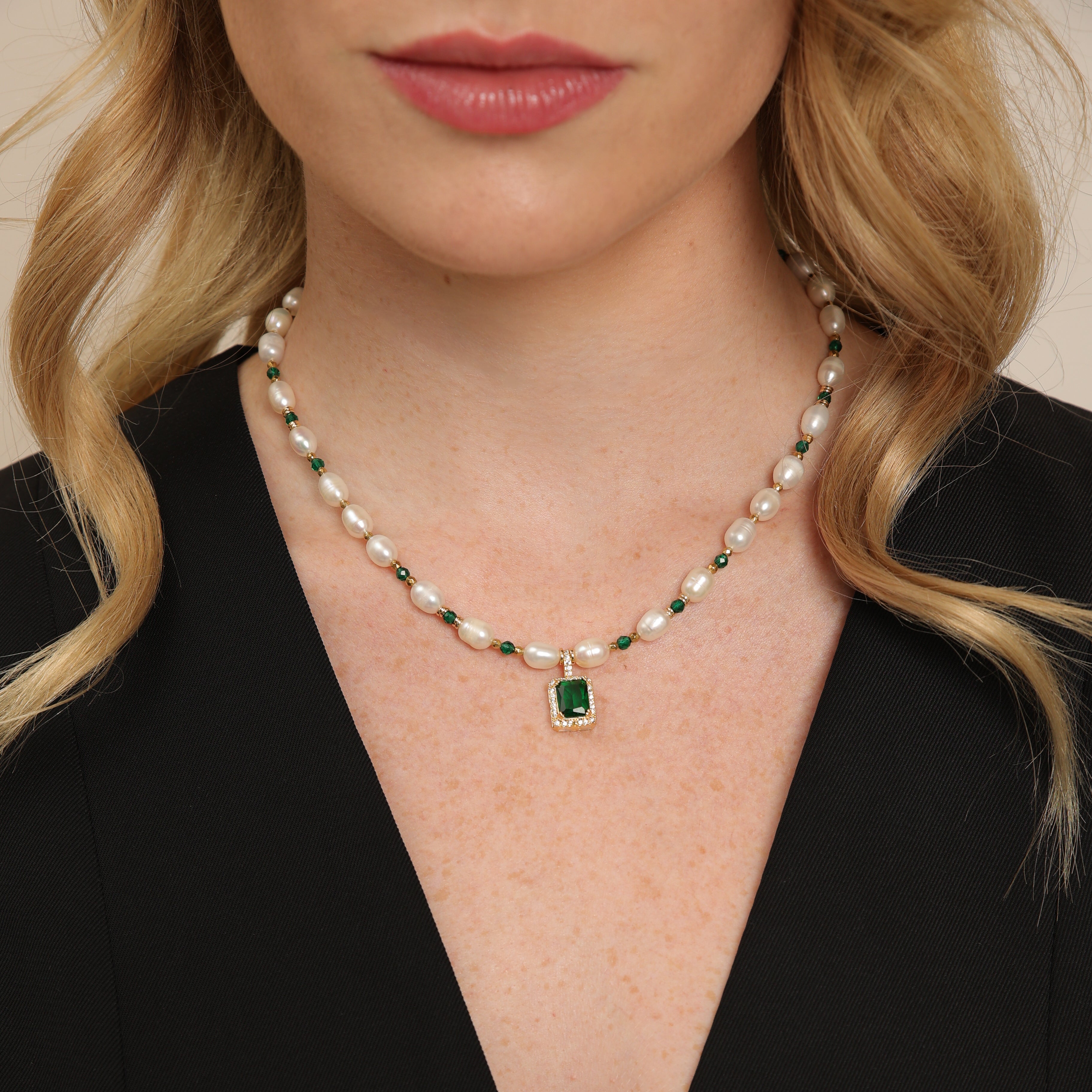 Collier de perles - Jade et hématite