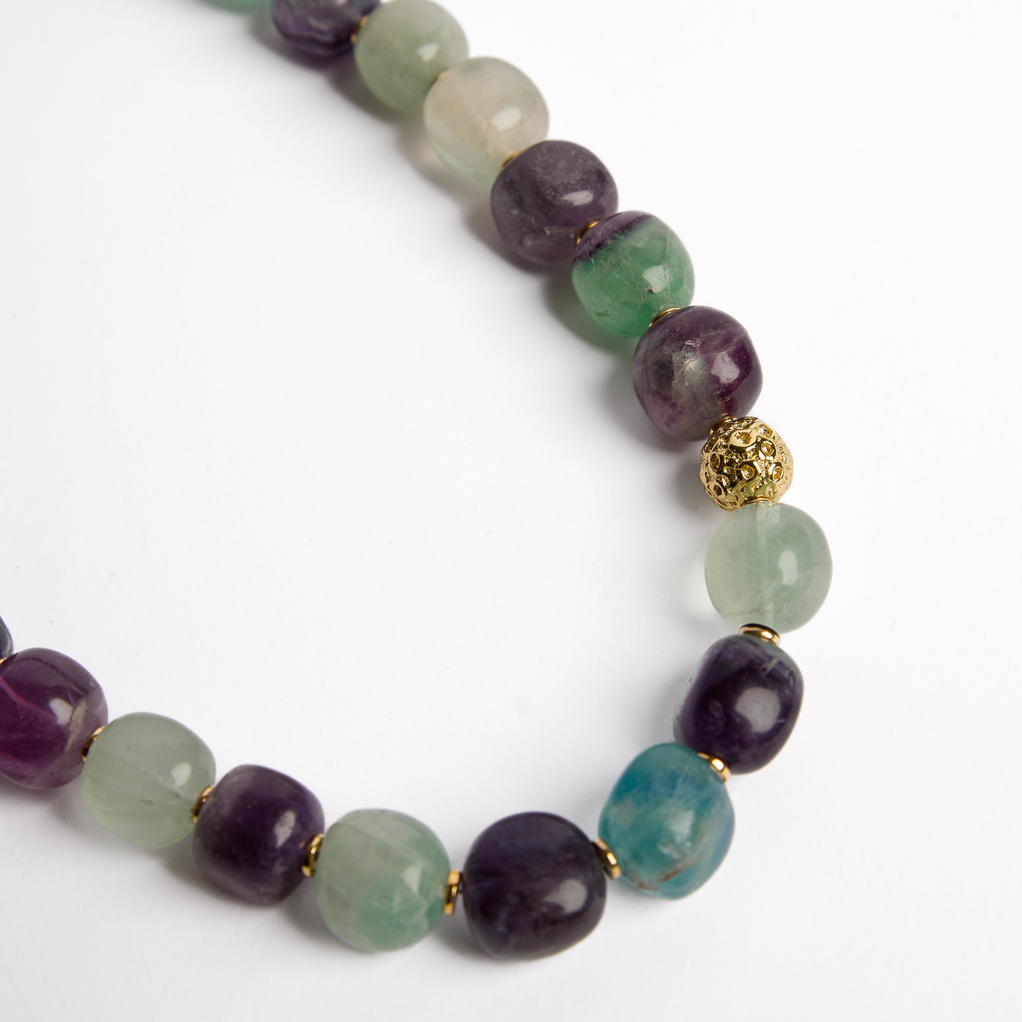 Collier en fluorite