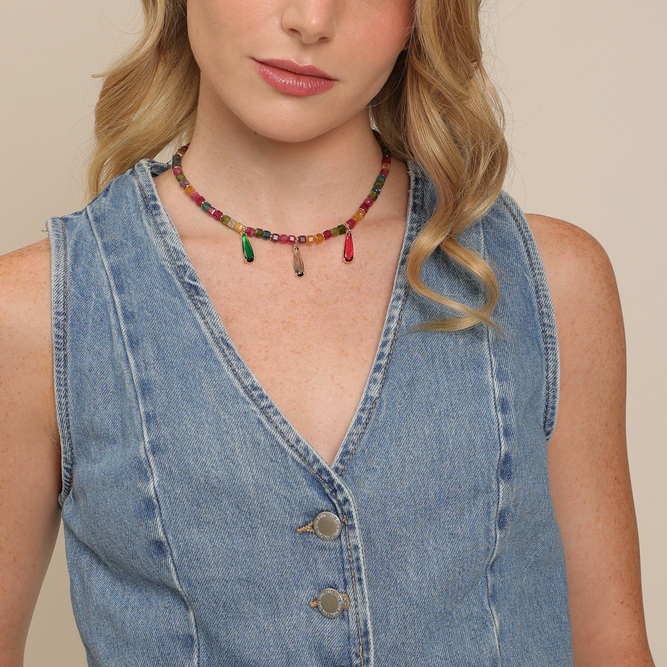 Collier en tourmaline