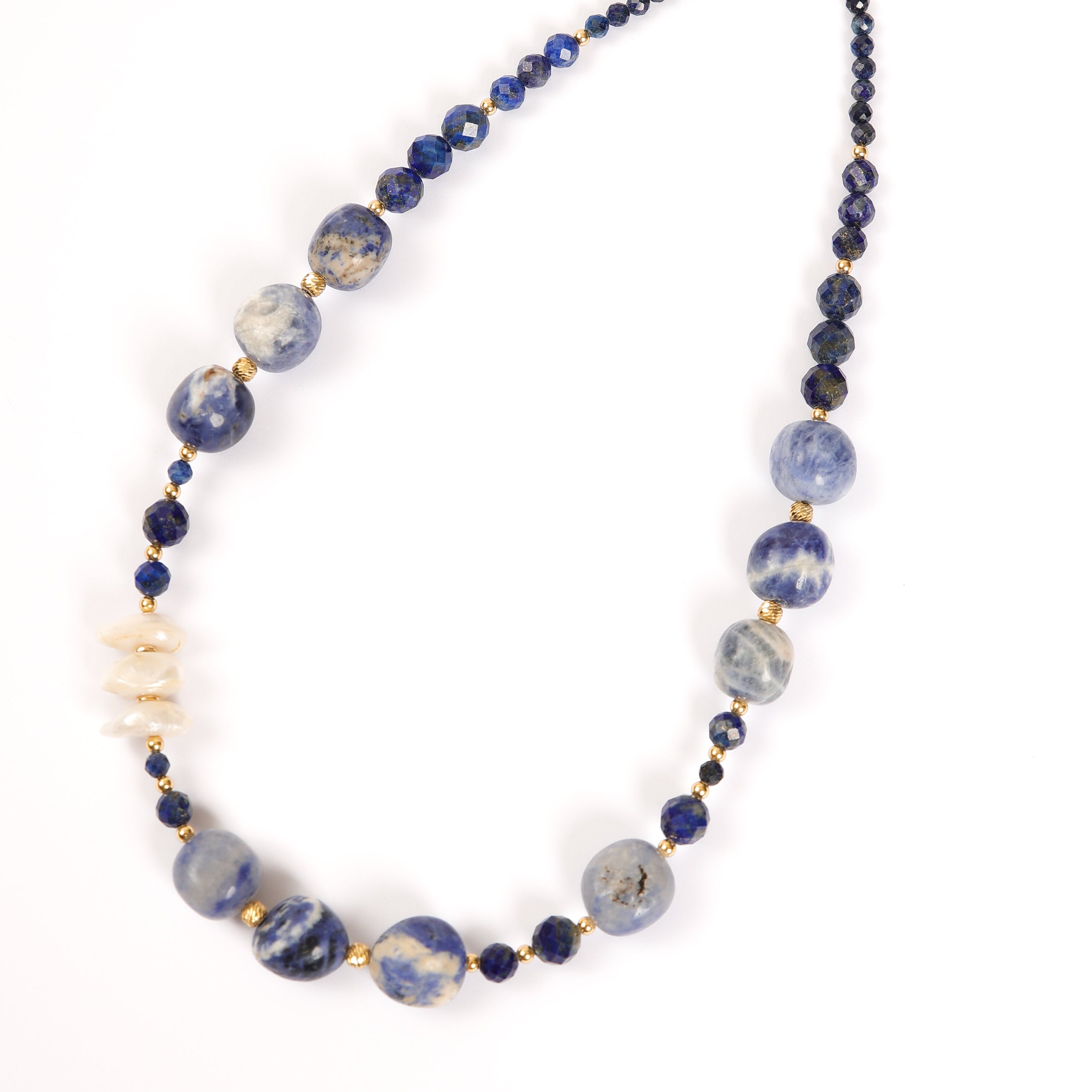 Collares de lapislázuli y sodalita